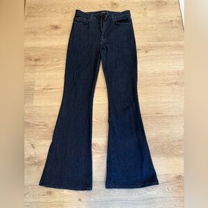 Hudson Jeans Dark Blue Wide Leg Jeans